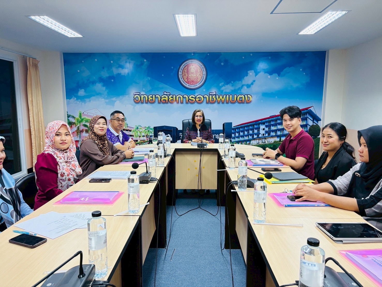 ประชุมคณะกรรมการประเมินศูนย์บ่มเพาะผู้ประกอบการอาชีวศึกษา ระดับจังหวัด ปีงบประมาณ พ.ศ. 2568
