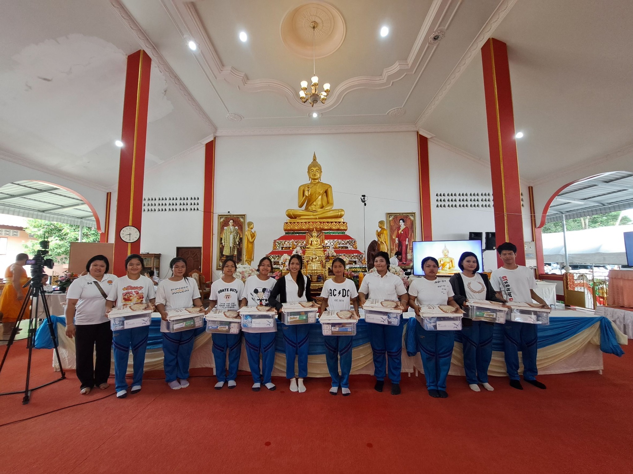 กิจกรรมถวานสังฆทานแด่คณะสงฆ์ 323 วัด ปีที่ 21 ครั้งที่ 179 พิธีทำบุญอุทิศแด่ผู้วายชนม์ 4 จังหวัดชายแดนภาคใต้ ณ วัดเวฬุวัน อำเภอเมือง จังหวัดยะลา