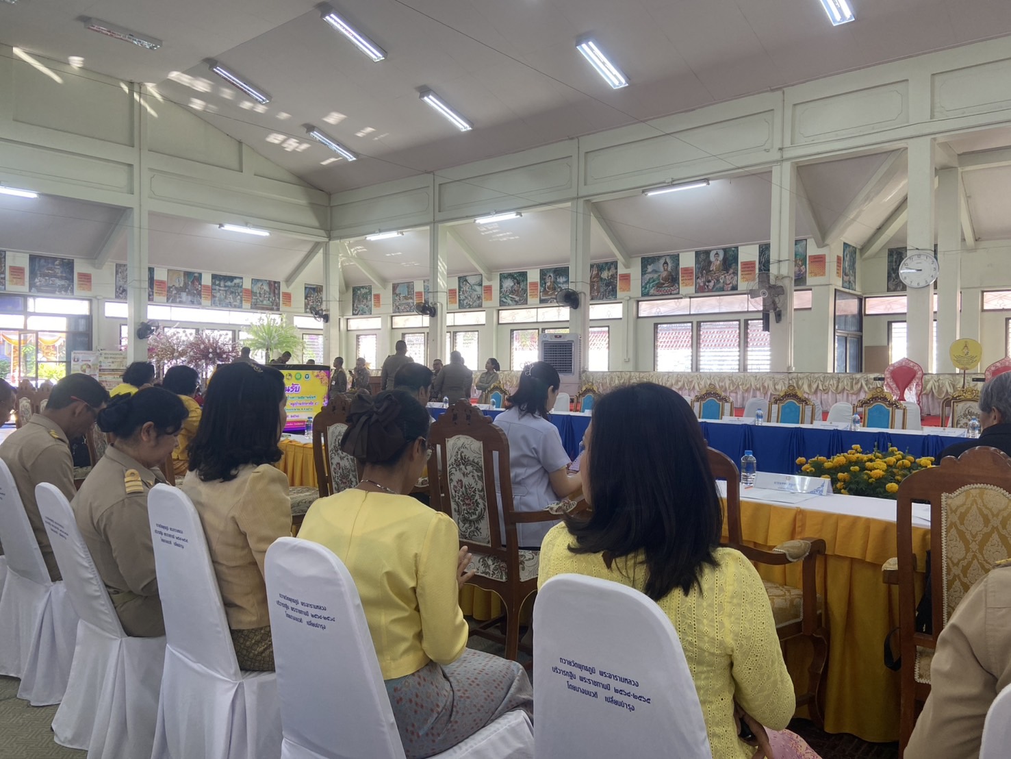 พิธีเปิดการตรวจเยี่ยมโครงการสร้างความปรองดองสมานฉันท์ โดยใช้หลักธรรมทางพระพุทธศาสนา “หมู่บ้านรักษาศีล 5” ตามแผนยุทธศาสตร์ชาติ 20 ปี) ประจำปีงบประมาณ พ.ศ.2568