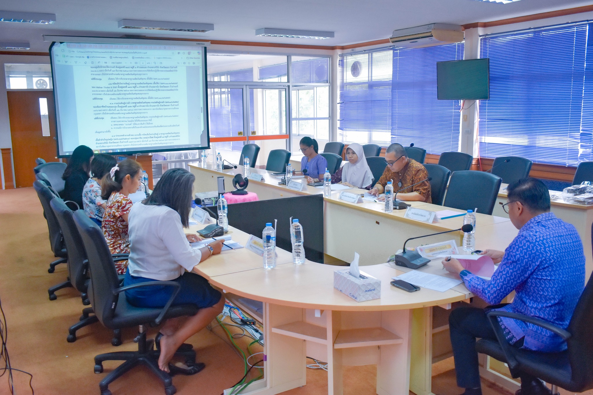 ประชุมคณะกรรมการรับรองมาตรฐานผลิตภัณฑ์ชุมชนจังหวัดยะลา ครั้งที่ 36-3/2568