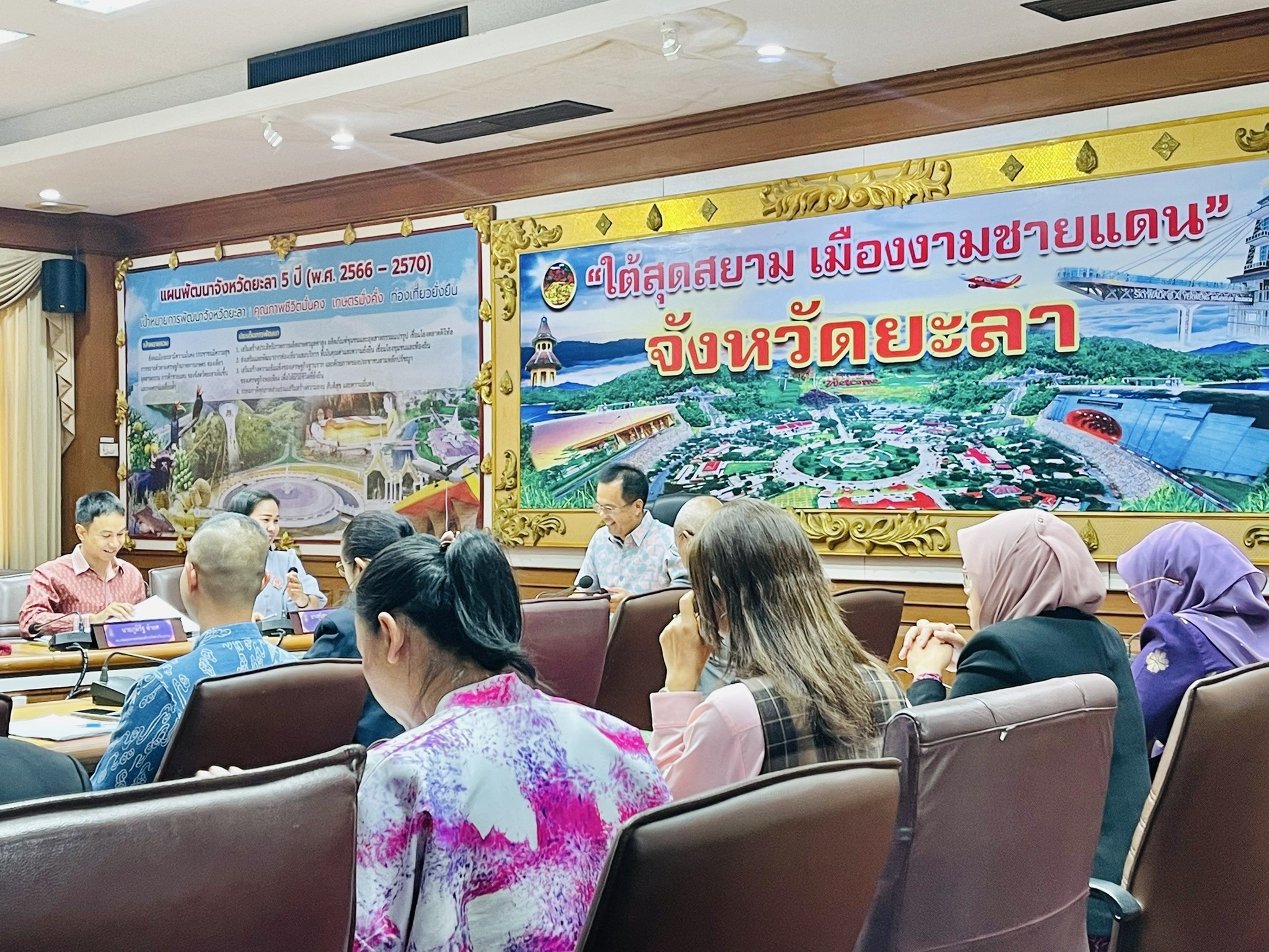 การประชุมหารือ การดำเนินงานการเป็นเครือข่ายเมืองสร้างสรรค์ ของจังหวัดยะลา