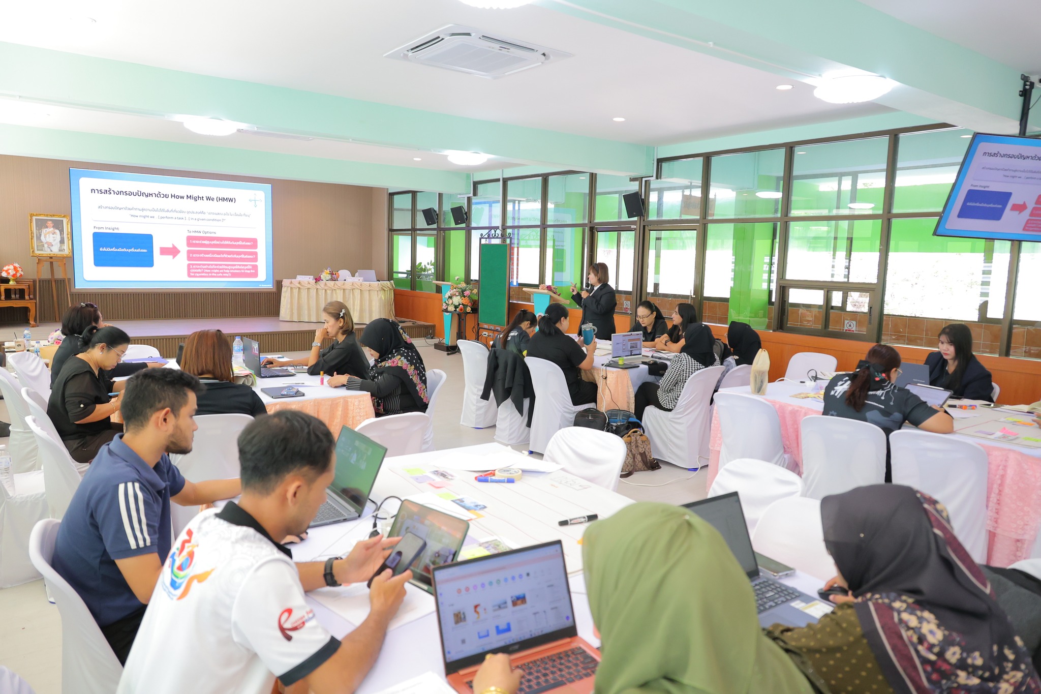 โครงการอบรมเชิงปฏิบัติการ Design Thinking บูรณาการเทคโนโลยีปัญญาประดิษฐ์ (AI)