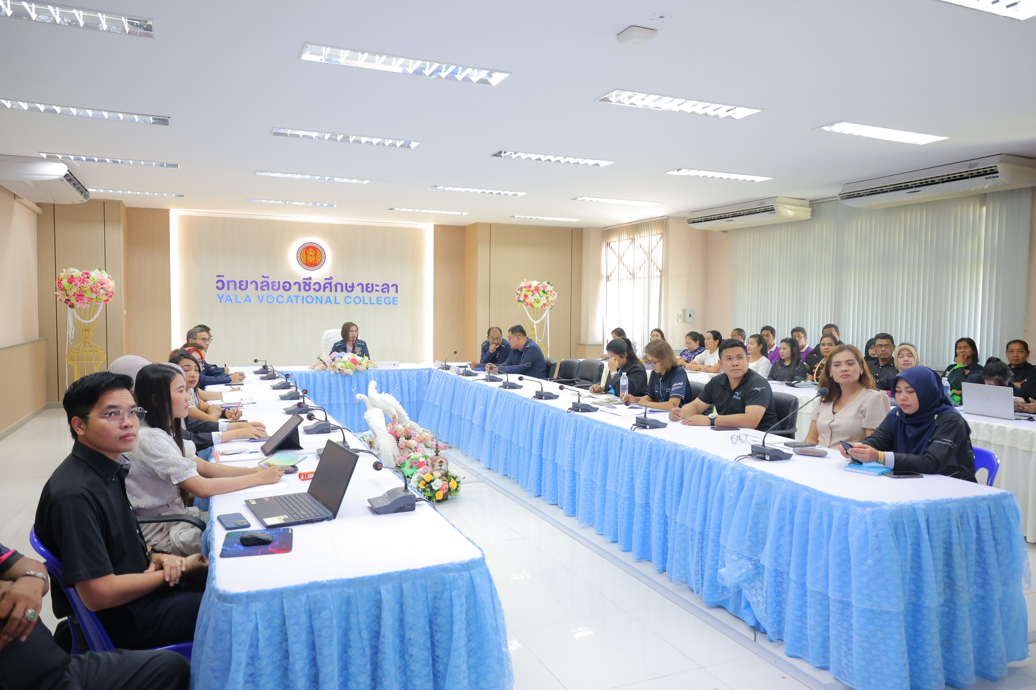 การประชุมผู้บริหาร ครูและบุคลากรทางการศึกษาวิทยาลัยอาชีวศึกษายะลา ครั้งที่ 1/2569