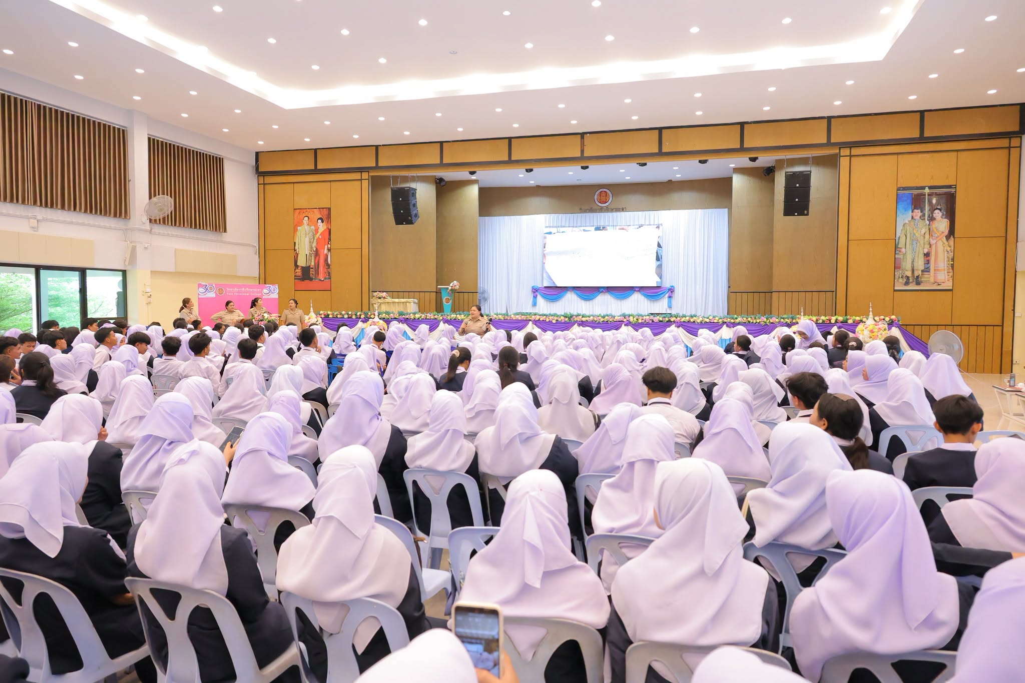 โครงการปรับพฤติกรรมเสริมสร้างคุณธรรม จริยธรรม นักเรียน นักศึกษาใหม่ ประจำปีการศึกษา 2569