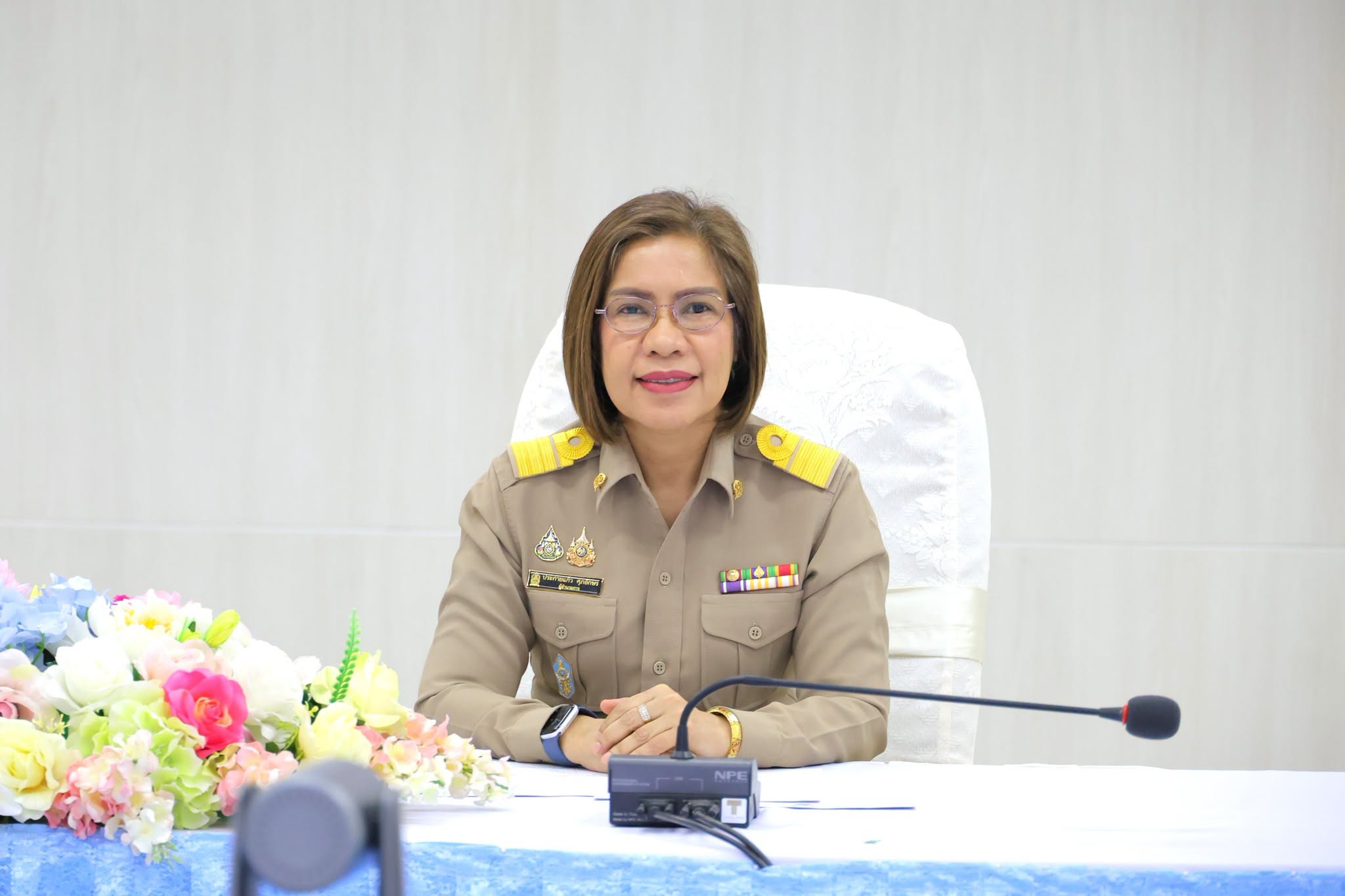 ประชุมคณะกรรมการโครงการอบรมเชิงปฏิบัติการระบบฐานข้อมูลและสารสนเทศในเขตพัฒนาพิเศษเฉพาะกิจจังหวัดชายแดนภาคใต้ (OVEC-SB)