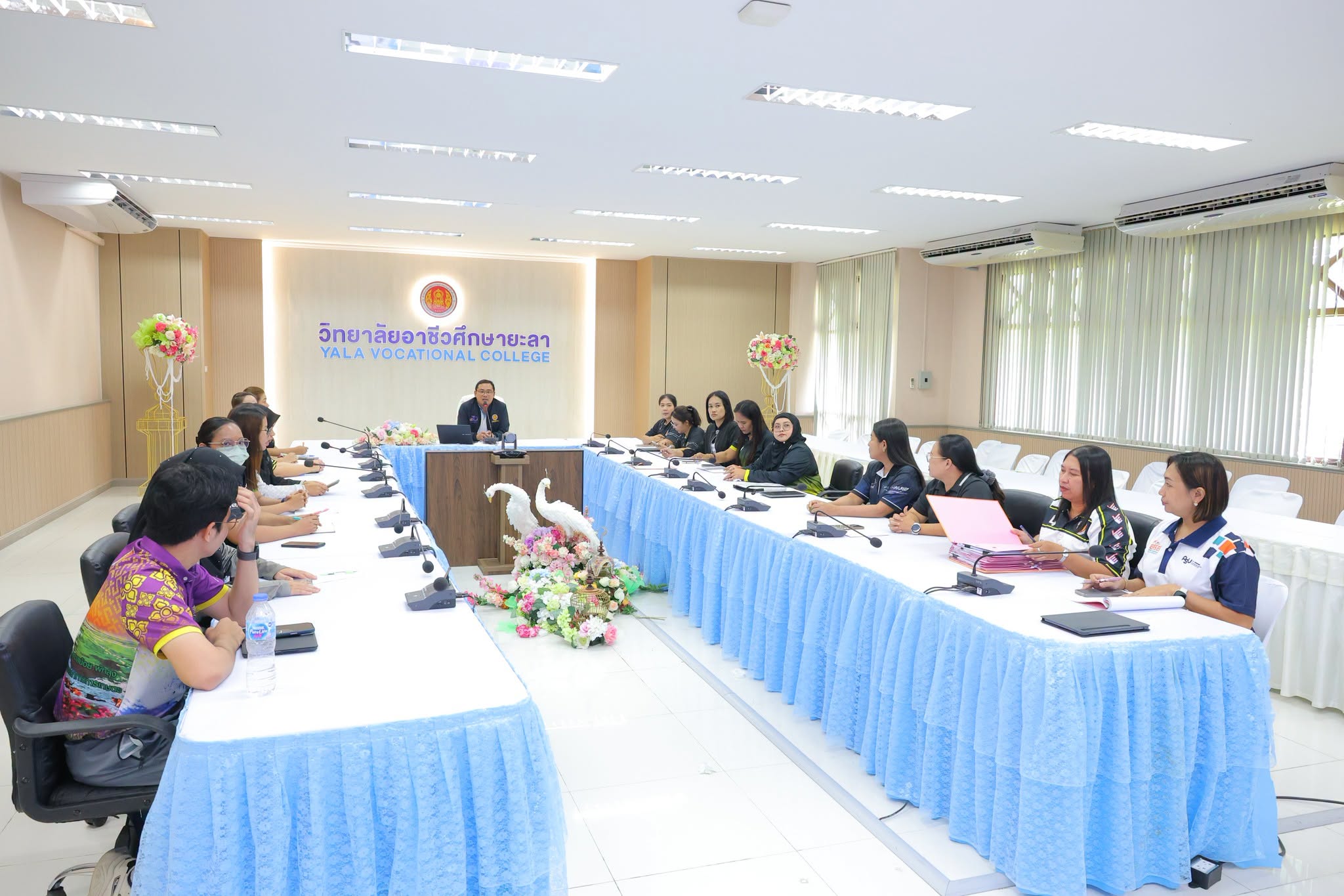 วิทยาลัยอาชีวศึกษายะลา ประชุมผู้ปฏิบัติงานระบบ YVC HUB ขับเคลื่อนองค์กรสู่ e-Office แบบไร้กระดาษ (Paperless)