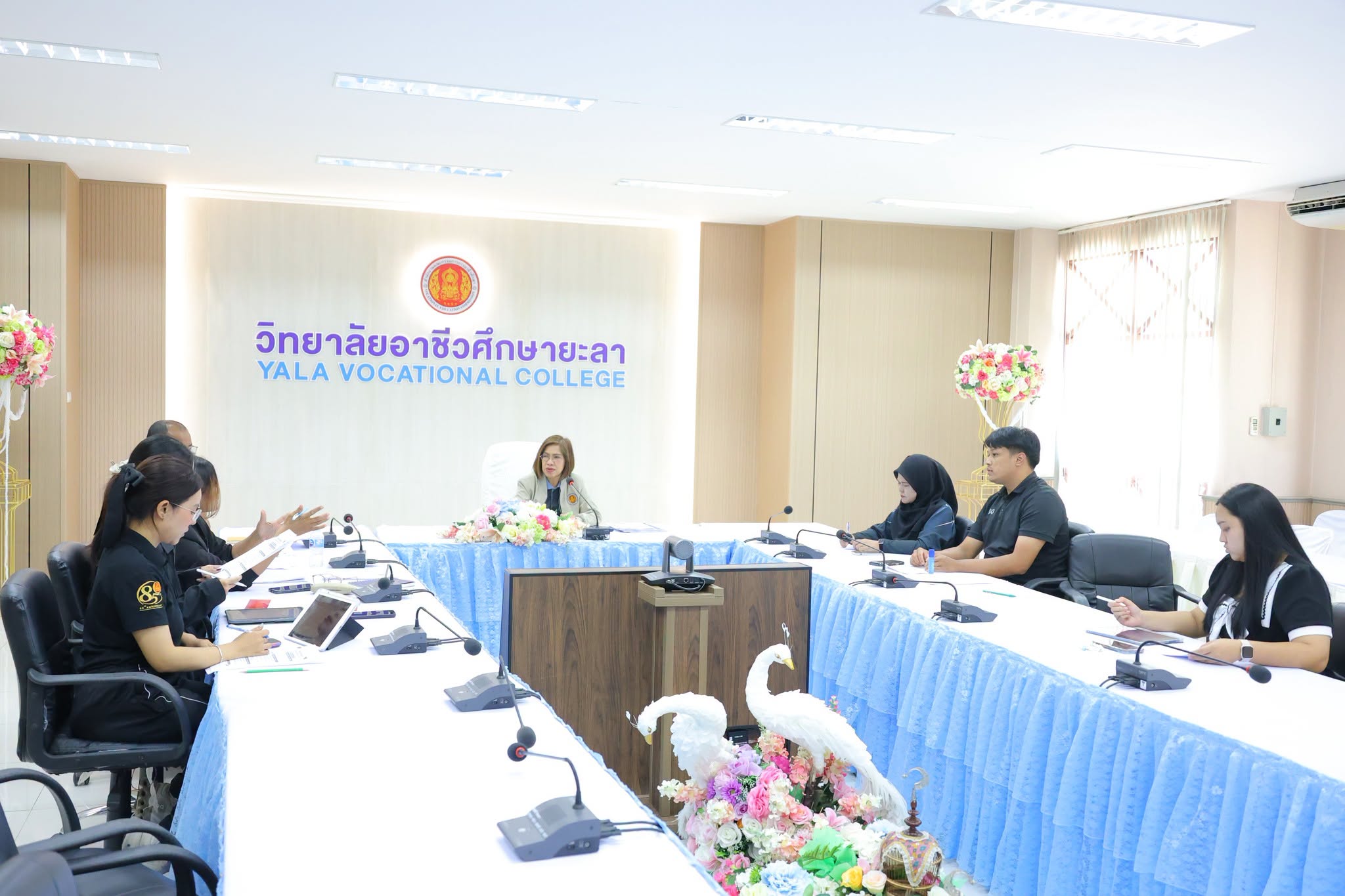 การประชุมคณะกรรมการดำเนินงานทักษะแผนกลยุทธ์ธุรกิจเชิงสร้างสรรค์ Creative Business Plan Strategy ประจำปีการศึกษา 2569